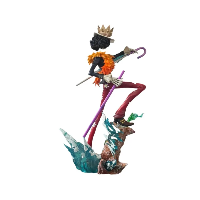 Фигурка ONE PIECE: Брюк (Король душ) в соломенной шляпе, анимационный сувенир, популярная фигурка LX, сцена битвы, высота 33 см (art.: 3920dc51ec137) - 3920dc51ec137