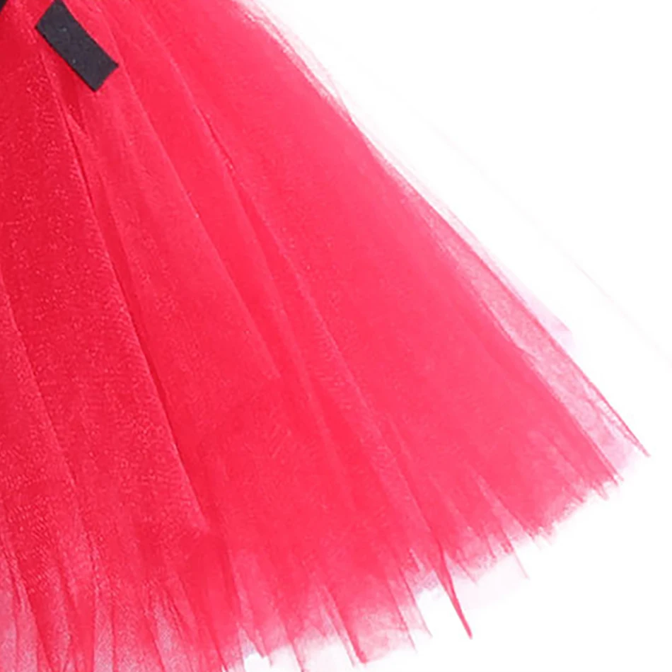 Festive Halloween Girls Clown Puffy Princess Cosplay Dress Sparkling Detail and Comfortable Fit for All Saints' Day Joyful Night