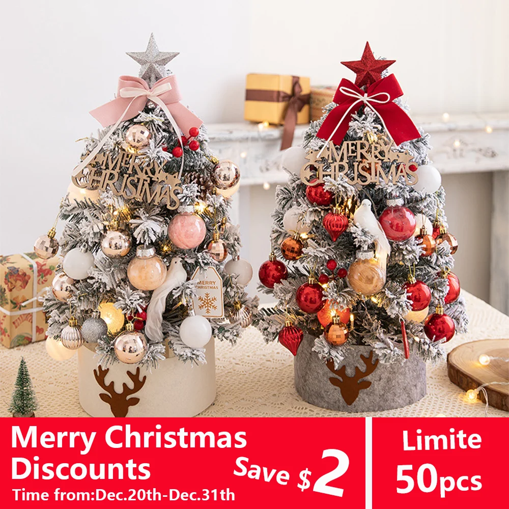 

60 см елка для самостоятельной сборки, Искусственная елка для дома 2023, Рождественское украшение, рождественские подарки, новогодняя елка с С...