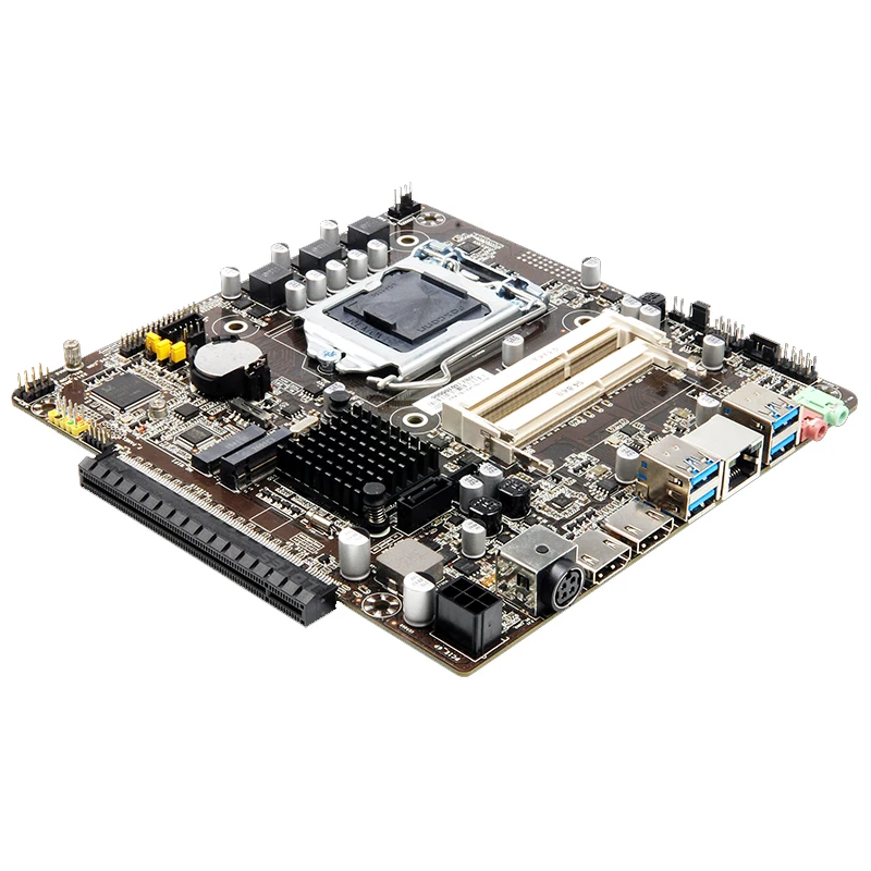 ELSA H81 Mini ITX Motherboard LGA 1150 Support 4th Gen CPU Dual Channel DDR3 PCI Express x16 Slot Discrete Graphics Card New enlarge