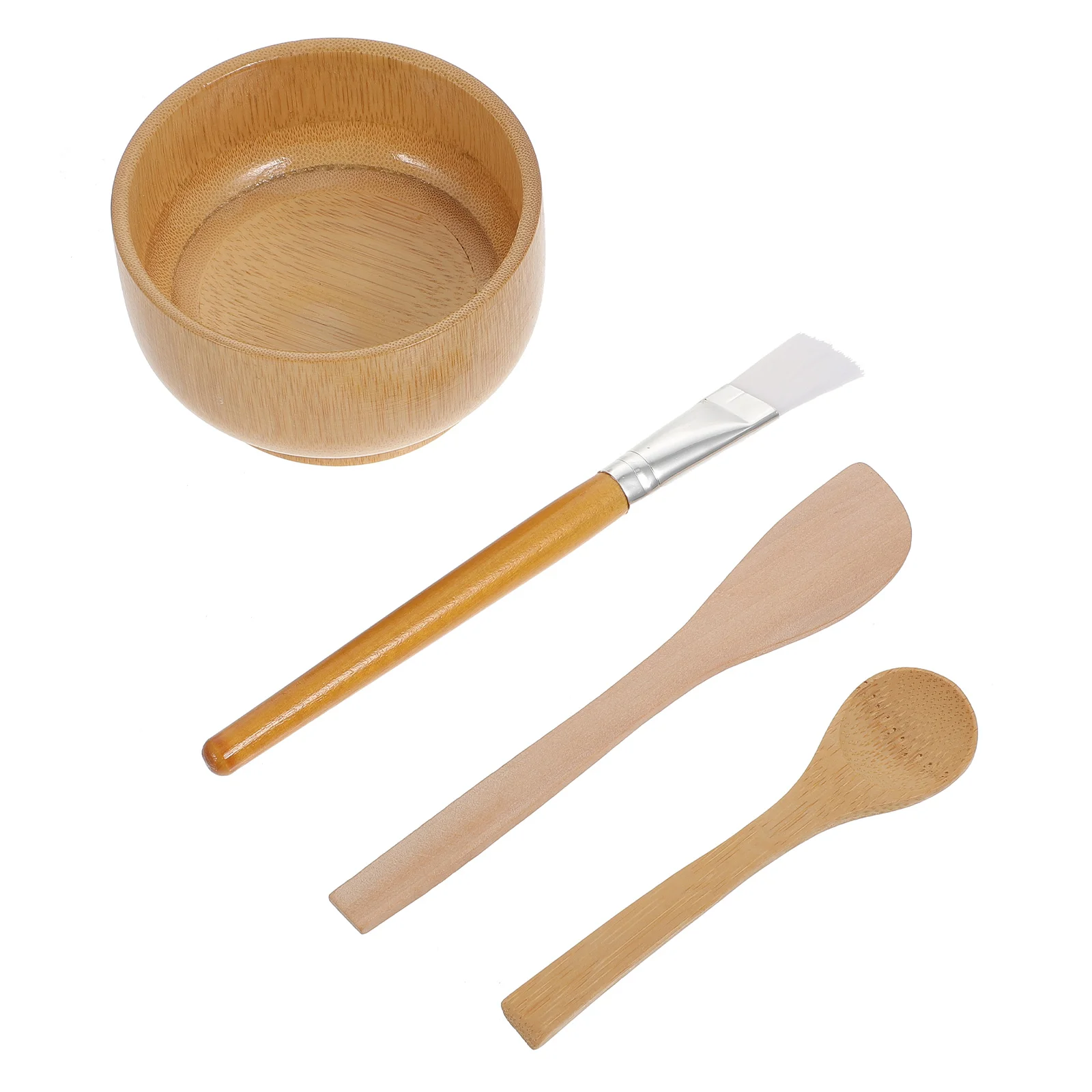 

Bowl Set 1 Set Wooden DIY Tools Mixing Bowl Mud Applicator
