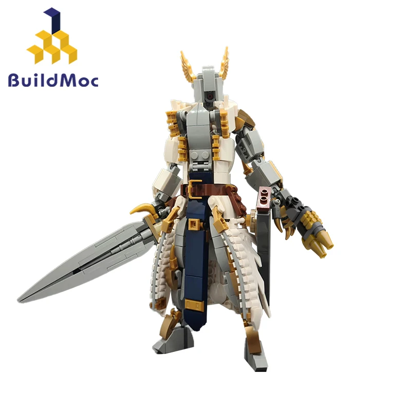 

MOC Warrior Mecha Diligence Divination Robot Building Blocks Kit High-Tech Guardian Watchmen Soldiers Toys For Kid Birthday Gift
