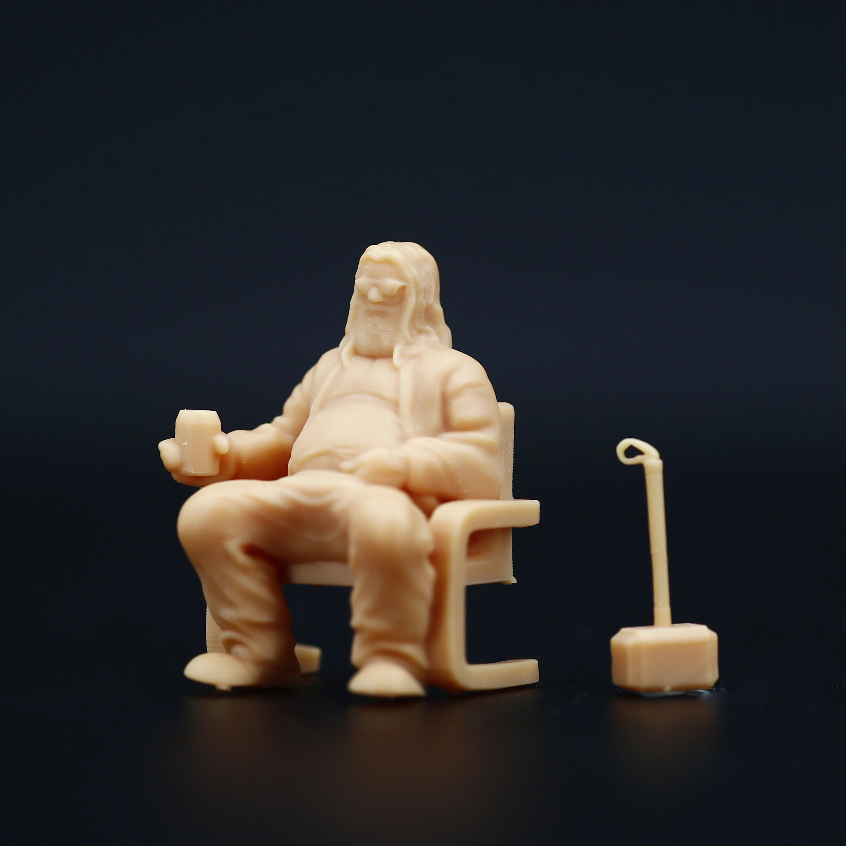 S Film Character Thor 3d Printing Microcosmic Model Creative Sand Table Of Prop