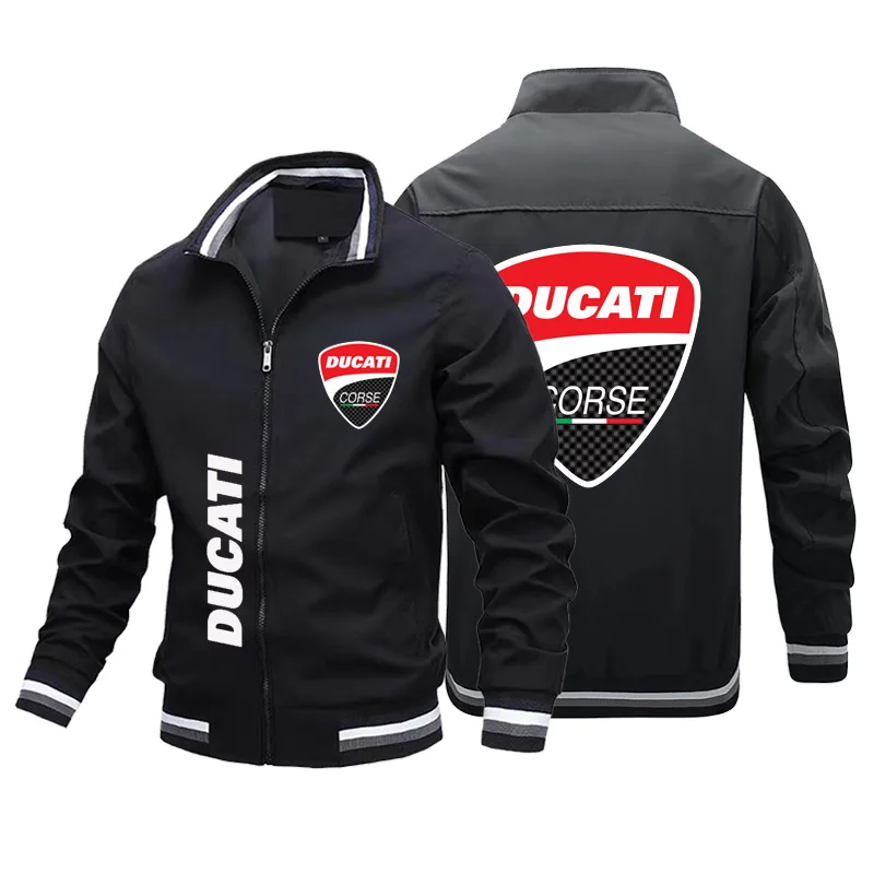 

2022 Men's Ducati Motorcycle Logo Jacket Fashion Trend Casual Baseball Jacket Cross country Motorcycle Racing Men's Jacket Top