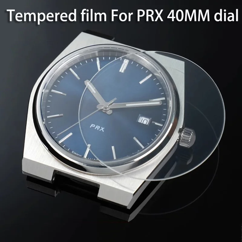 Фото Закаленная пленка для часов Tissot PRX 40 мм, циферблат T137, кварцевые механические круглые часы, защитная пленка, царапины, высокий коэффициент пропускания №1