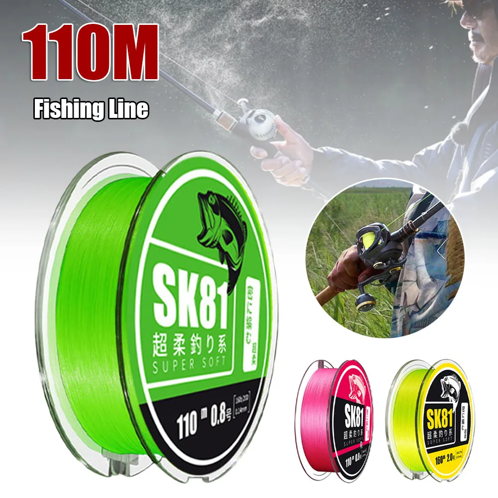 

PE Fishing Line 8 Braids 110 meters PE Line 15LB-70LB Braided Fishing Wire Carp Freshwater Saltwater Fishing Accessories