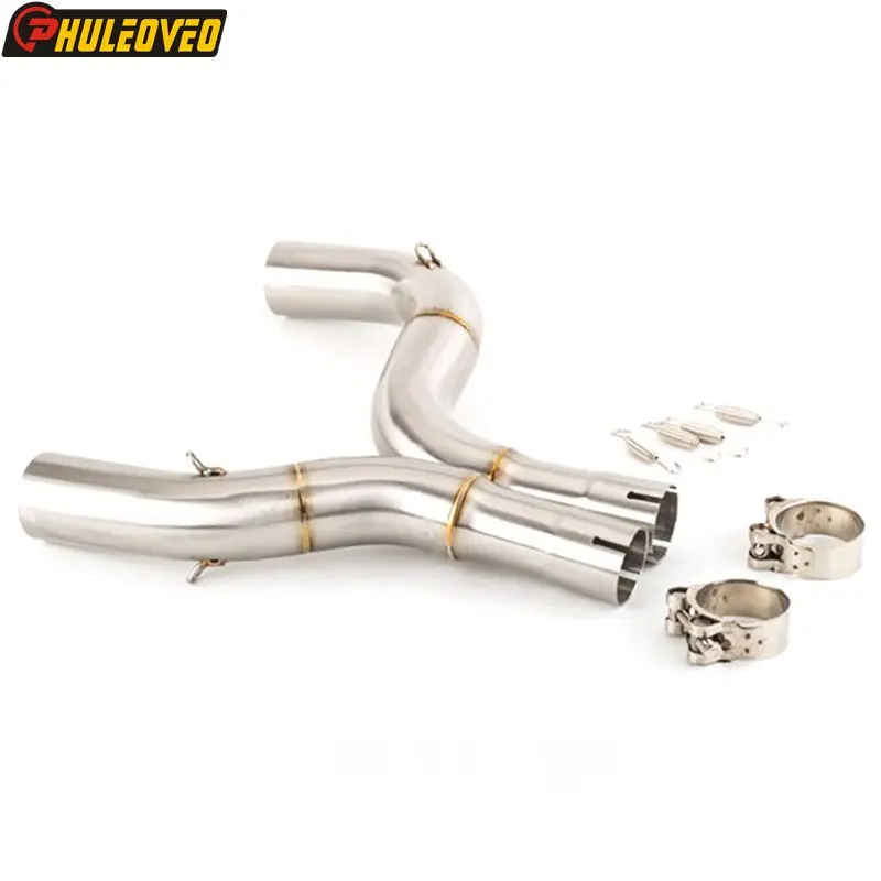 

For KTM 990 Adventure Baja 2013 for KTM 990 Adventure Dakar / R Dakar 2011 Motorcycle Exhaust Escape Moto Muffler Mid Link Pipe