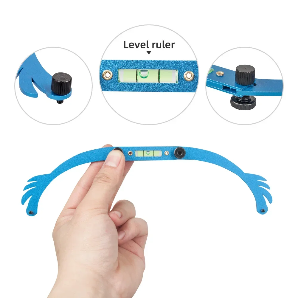 Линейка для нанесения макияжа с луком и стрелкой микроблейдинг измерительная