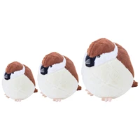 adorable plush sparrow toy kids toy soft stuffed animals for holiday festival gifts desktop decor kids children age 3