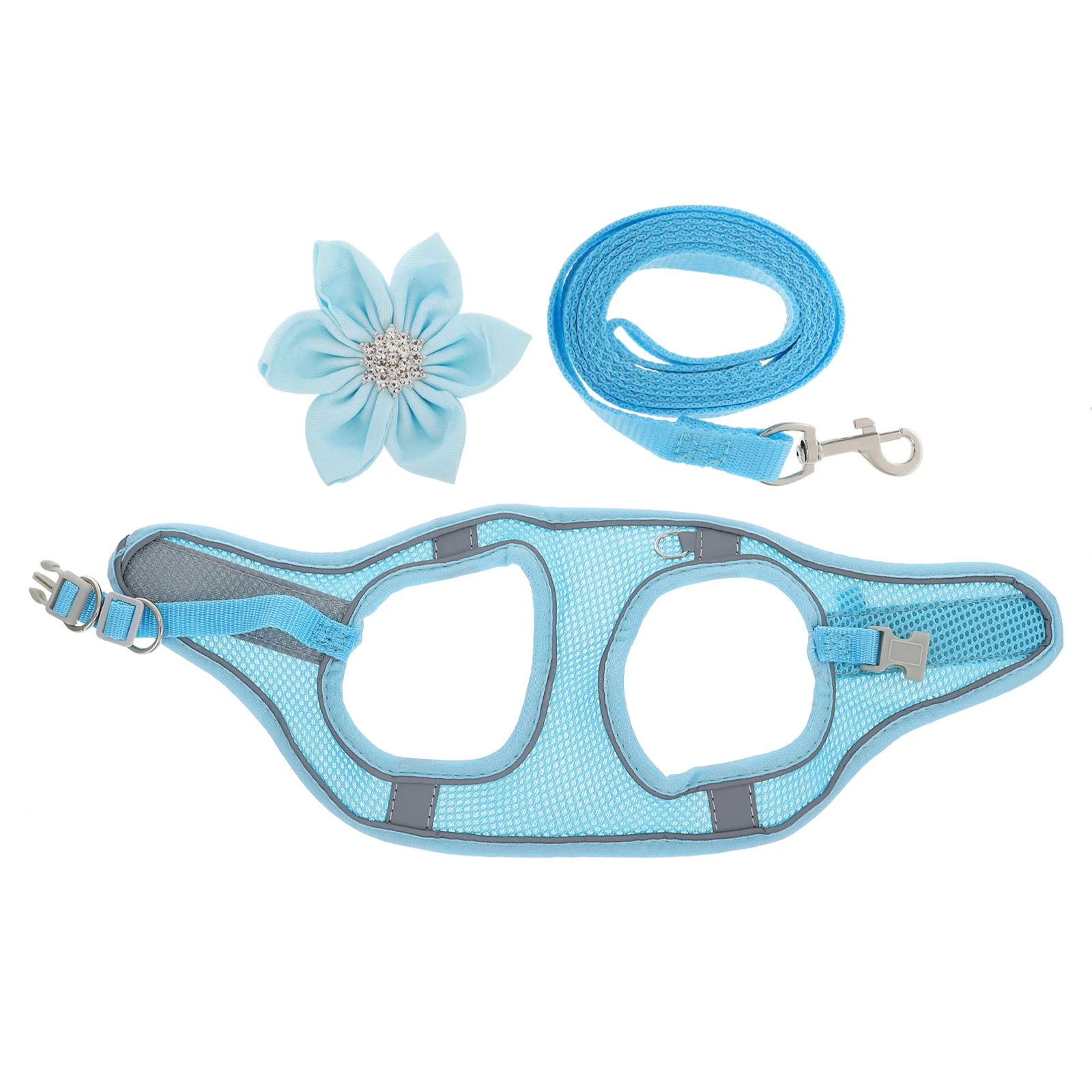 

Cat Halter Vest Bunny Leash Cute Dog Collar Walking Harness Collars Leashes Set