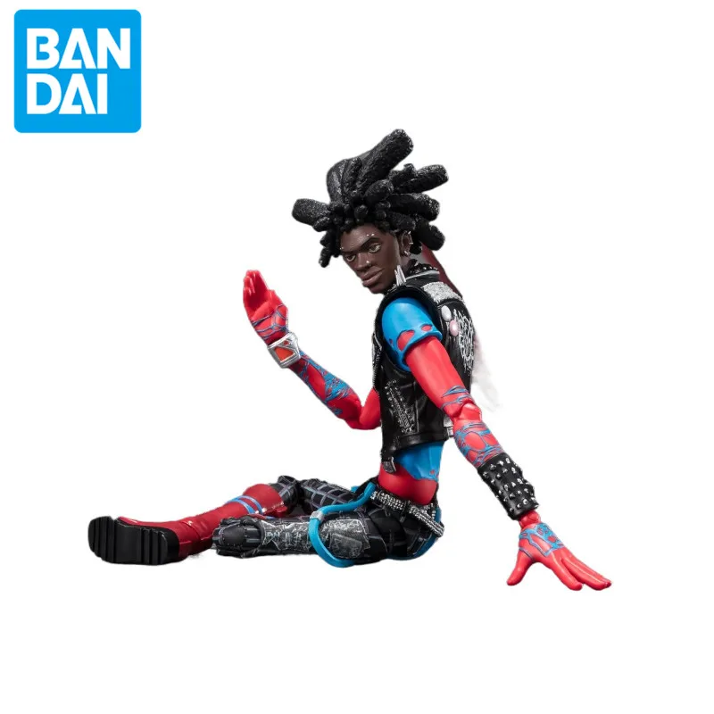 Bandai Аниме S.H. Фигуртс паук-панк (Человек-паук: Across the SPIDER-Verse) игрушки из ПВХ
