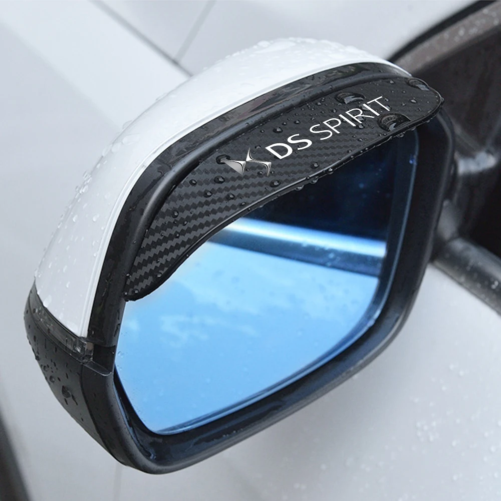 

Car Rear view Mirror sticker rain eyebrow weatherstrip auto mirror Rain For Citroen DS SPIRIT DS3 DS4 DS4S DS5 DS 5LS DS6 DS7