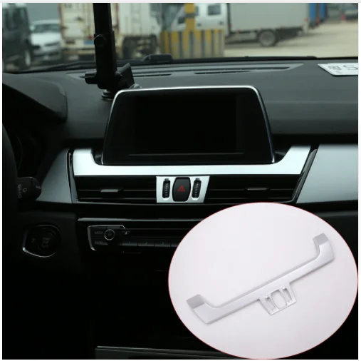 

ABS Chrome Center Control Under the navigation Panel Trim For BMW 2 Series F45 F46 218i 220i 2015-2017 Car Accessories