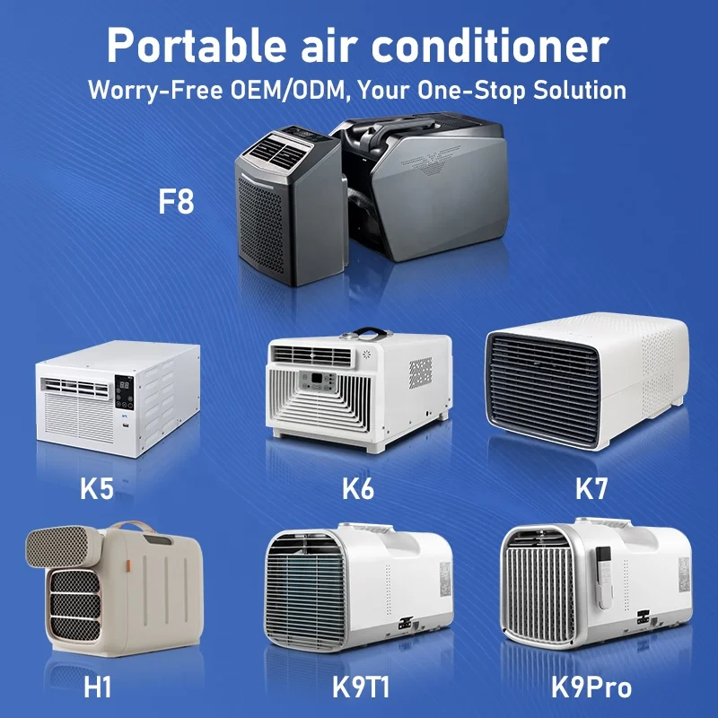 Мобильный воздухоохладитель с автоматическим испарением, 6200 BTU, быстрое охлаждение, портативный сплит-кондиционер для офиса и лофта (art.: 3920db438ec7d) - 3920db438ec7d