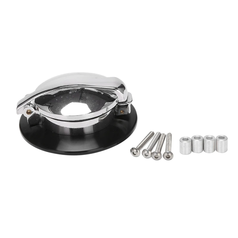

Motorcycle Vented Fuel Oil Tank Cover Fuel Tank Cap for-BMW R NINE T R9T 2014-2018