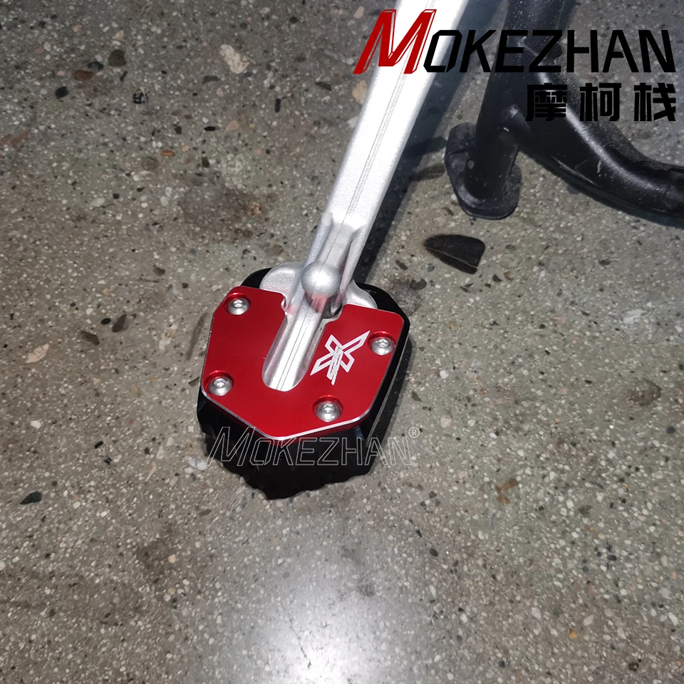 Выдвижная ножка для мотоцикла боковая подставка удлинитель увеличивающая