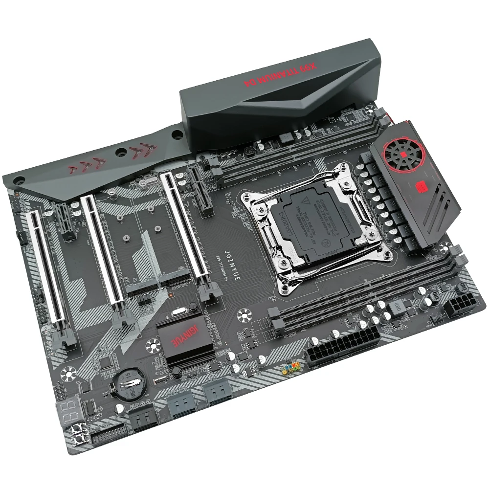 JGINYUE X99 комплект материнской платы с Xeon E5 2690 V3 LAG 2011-3 ЦП DDR4 2 шт. * 16 ГБ = 32 Гб 2133 МГц ECC
