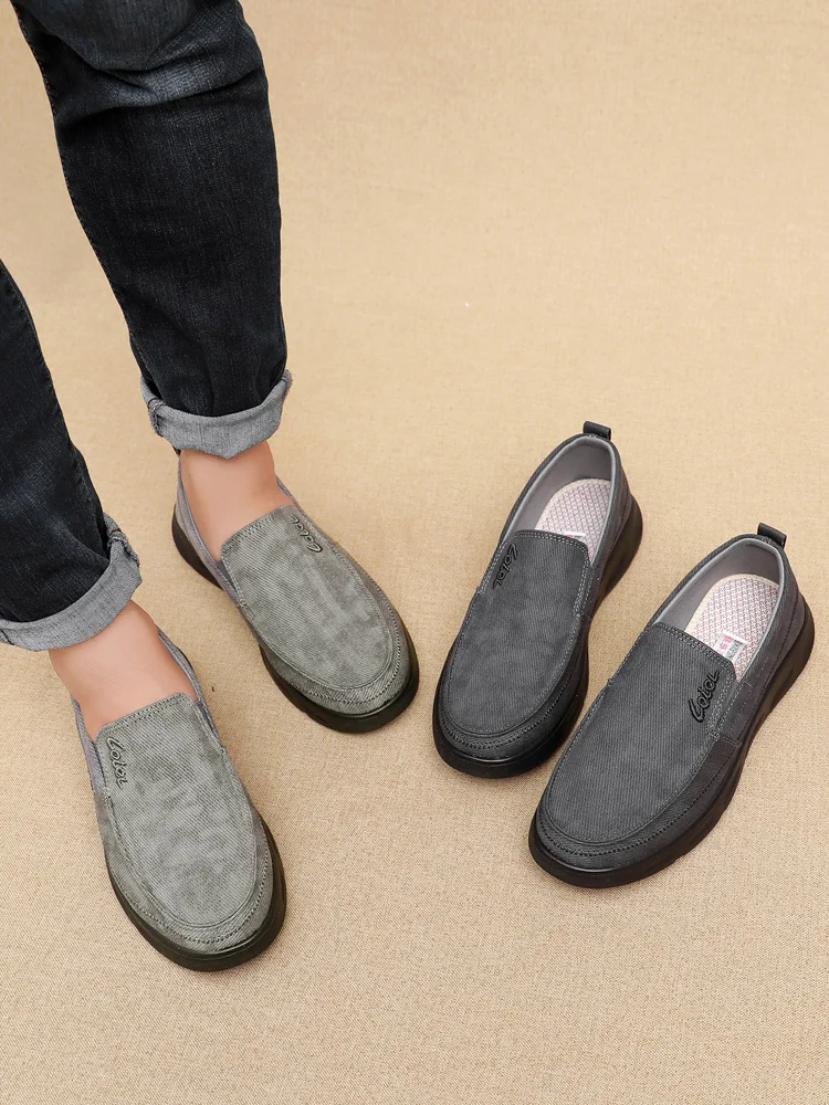 Camel Old Beijing Cloth Shoes Мужская обувь Весна и осень Новая мужская повседневная без