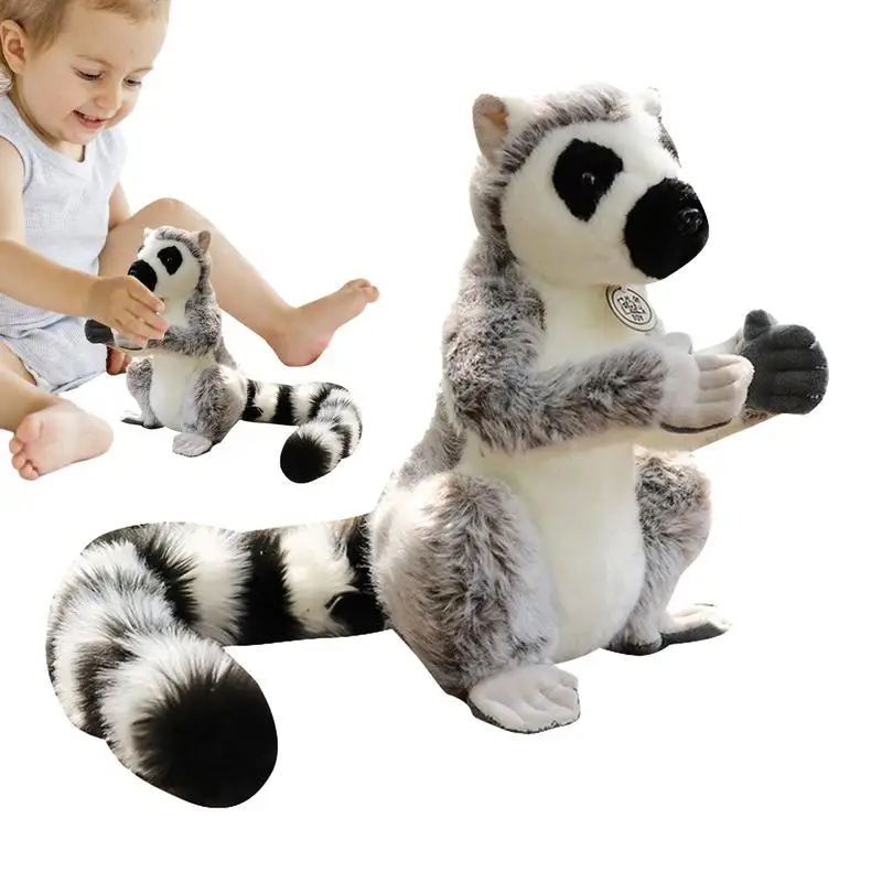 

Мягкая плюшевая игрушка Lemur, имитация обезьяны, животные, мягкие плюшевые игрушки, настольные спутники, кукла-хранитель, плюшевые игрушки, праздничные подарки для детей