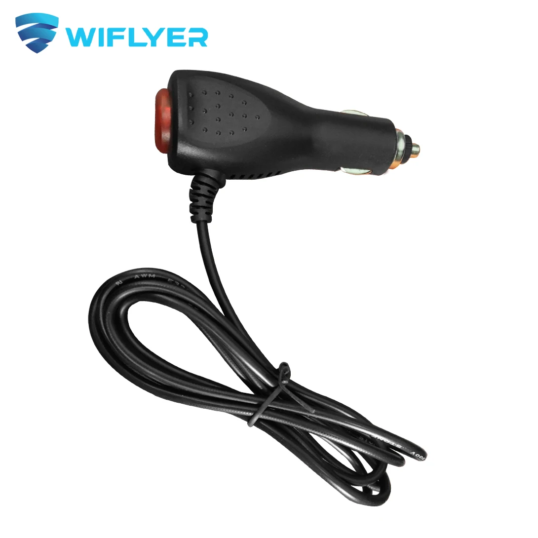 

Wiflyer 1.5Meter DC 12V 2A Car Power Adapter EMARK Certification Charge Adapter Cord 5*2.5mm Portable For 4G Wifi Router