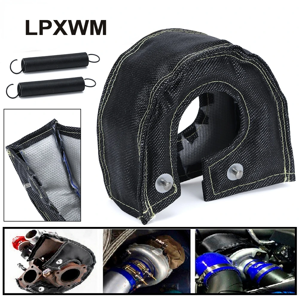 

Glass Fiber Turbo Heat Shield Turbocharger Blanket Cover for T2 T25 T28 GT28 GT30 GT35 for Most T3 Turbine Housing Turbo Charger