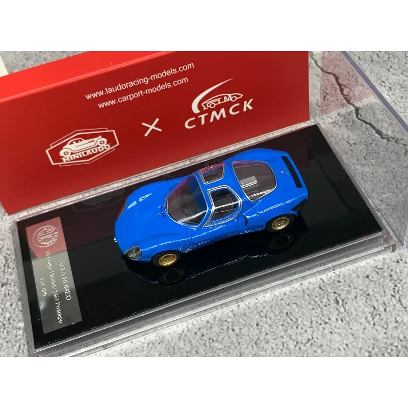 Фото Модель автомобиля CTMCK 1/64 из сплава ALFA ROMEO 33 Coupe Stradale 1967 года, детская игрушка, предмет коллекционирования, подарок для мальчиков №1