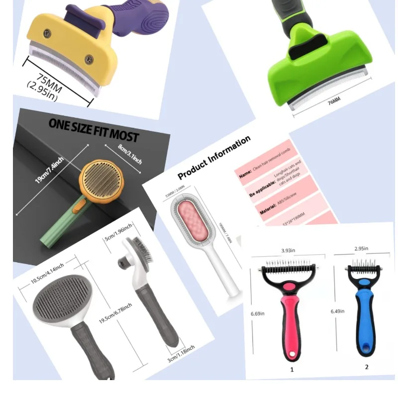 Расческа для удаления шерсти домашних животных