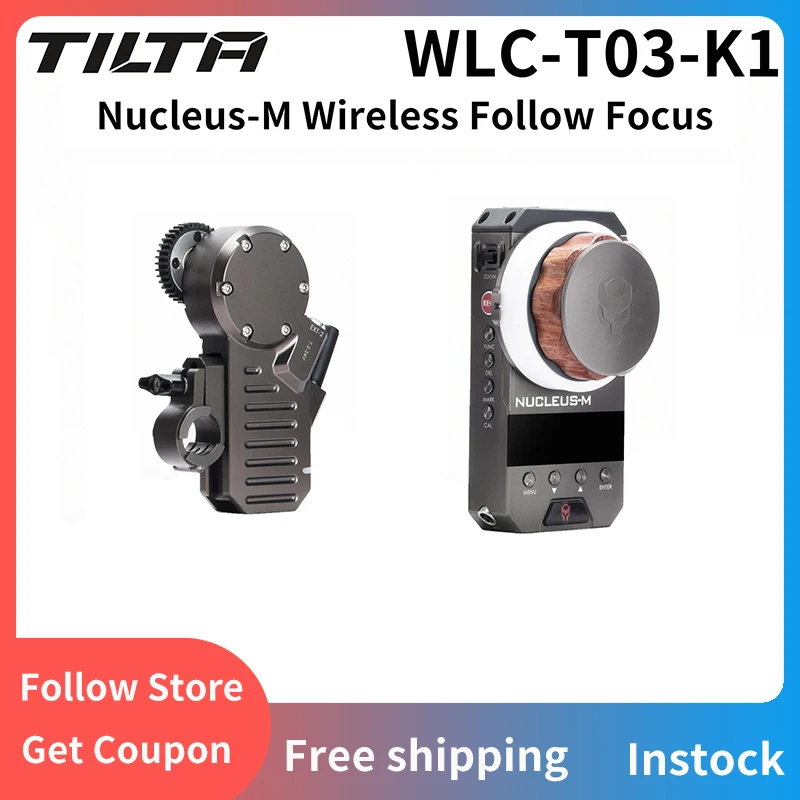 

TILTA WLC-T03-K1 for DSLR Camera Gimbal DJI Ronin RS3 Nucleus-M Wireless Follow Focus Lens Control System Kit I