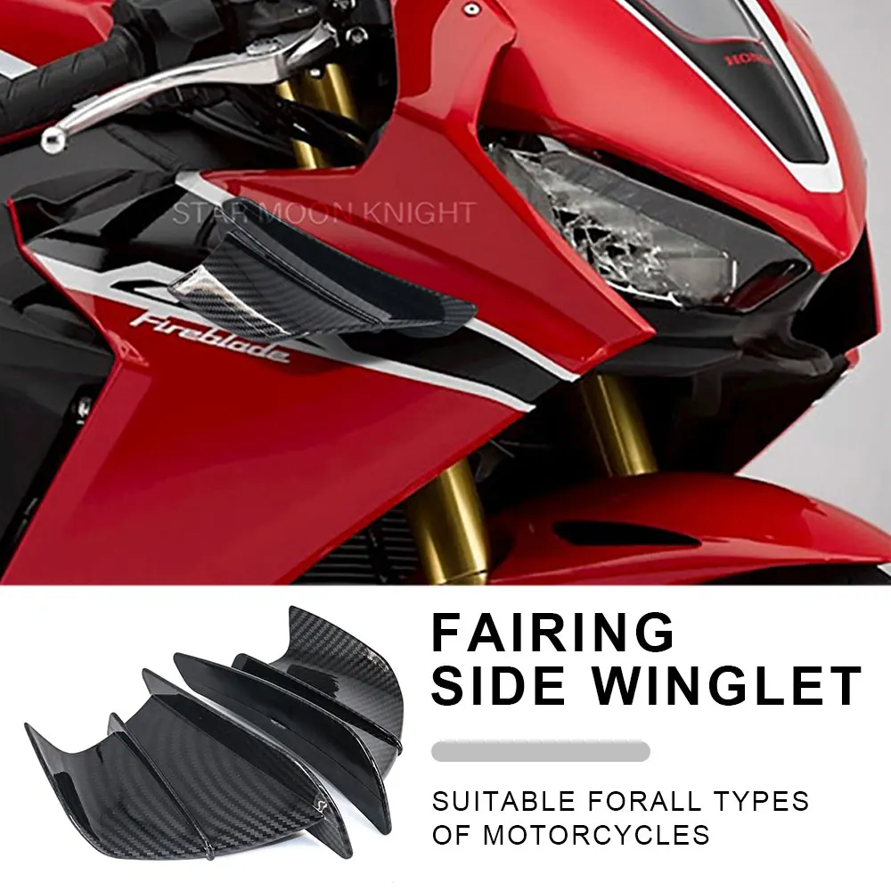 

Для HONDA CBR1000RR CBR600RR CBR650R CBR650F CBR500R CBR300R CBR125R RC213V обтекатель аэродинамические крылья динамическое крыло