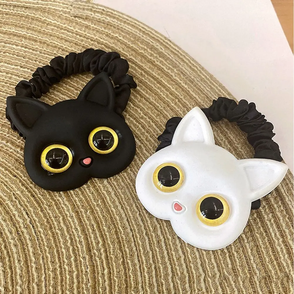 

Креативная резинка, украшения для волос, держатели для конского хвоста, резинки, Мультяшные аксессуары для волос с котятами, резинка для волос с кошкой