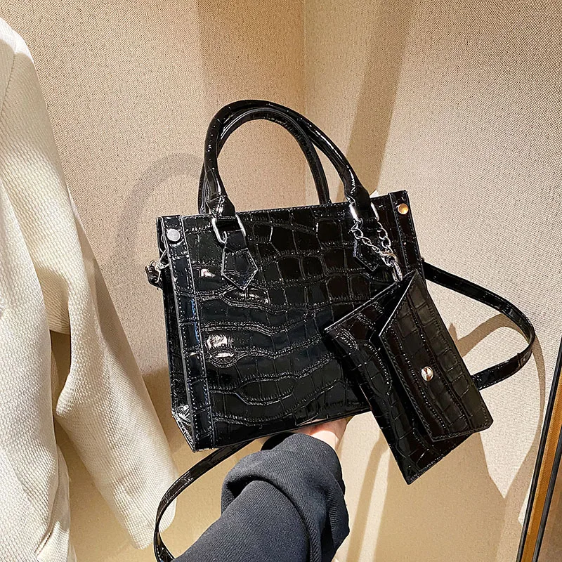 

Women's shoulder bag Stone grain handbag Zipper women's bag Luxury designer women's bag Autumn and winter new women's bag
