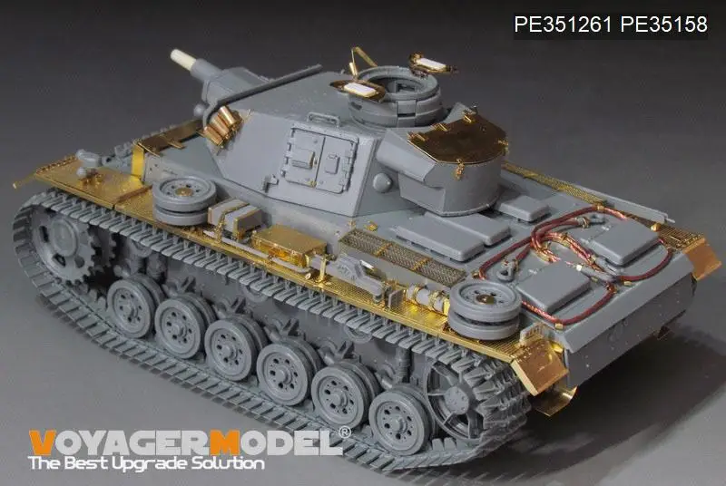 VOYAGER PE351261 1/35 Pz.KPfw.III Ausf.N Начальная версия комплект базовых обновлений Для DRAGON 6606