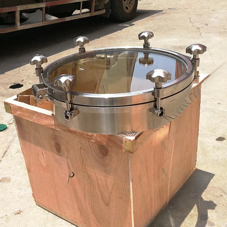 Крышка люка DN500 для химического реактора