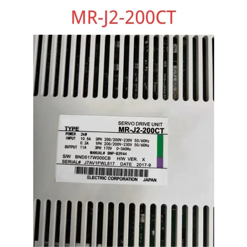Тест сервопривода MR-J2-200CT б/у в порядке