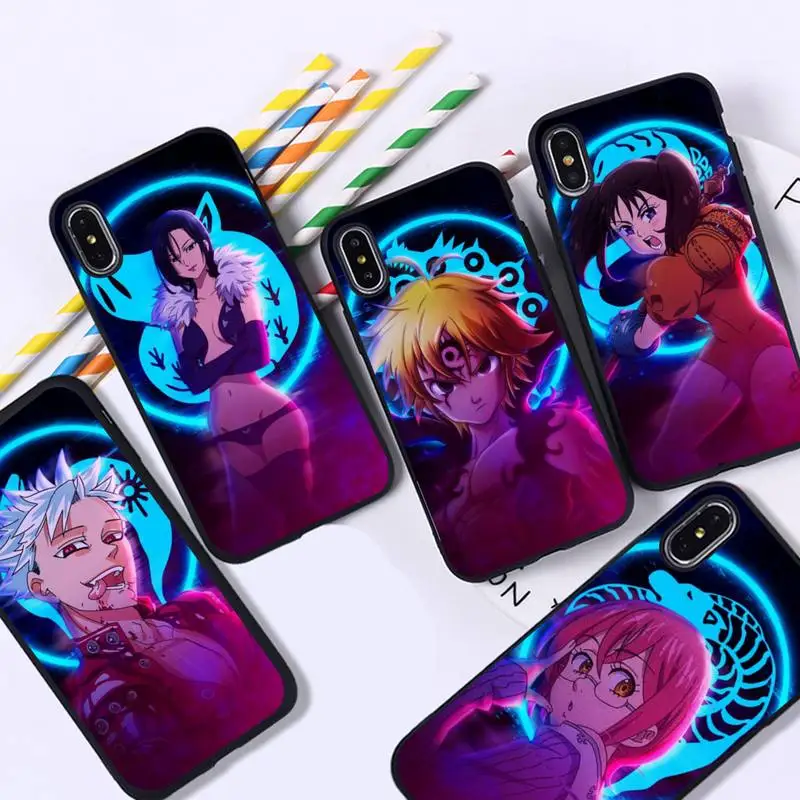 

YNDFCNB anime seven deadly sins Phone Case for iPhone 11 12 13 mini pro XS MAX 8 7 6 6S Plus X 5S SE 2020 XR case