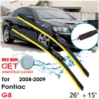 car wiper blade window windshield rubber silicon refill wiper for pontiac g8 2008 2009 lhd rhd 2615 car accessories