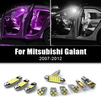 for mitsubishi galant 2007 2008 2009 2012 5pcs 12v error free car led bulbs kit interior reading lamps trunk light accessories