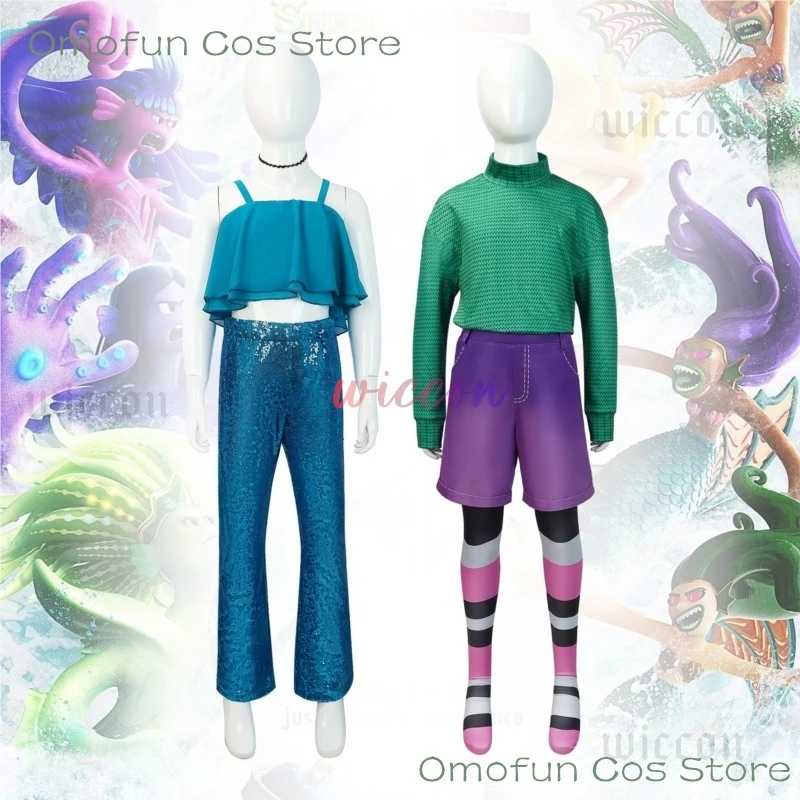 Руби Гиллман Косплей Подростковый Кракен Челси Русалка Наряд Девушки Взрослый
