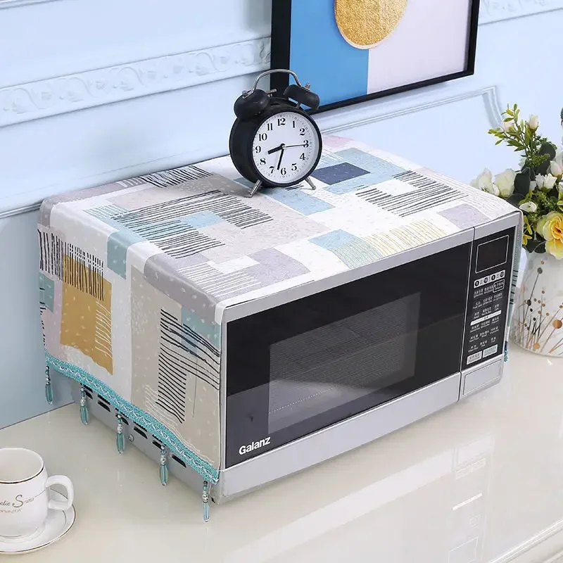 35x100 см чехлы для микроволновой печи с вышивкой пыленепроницаемые стиральная