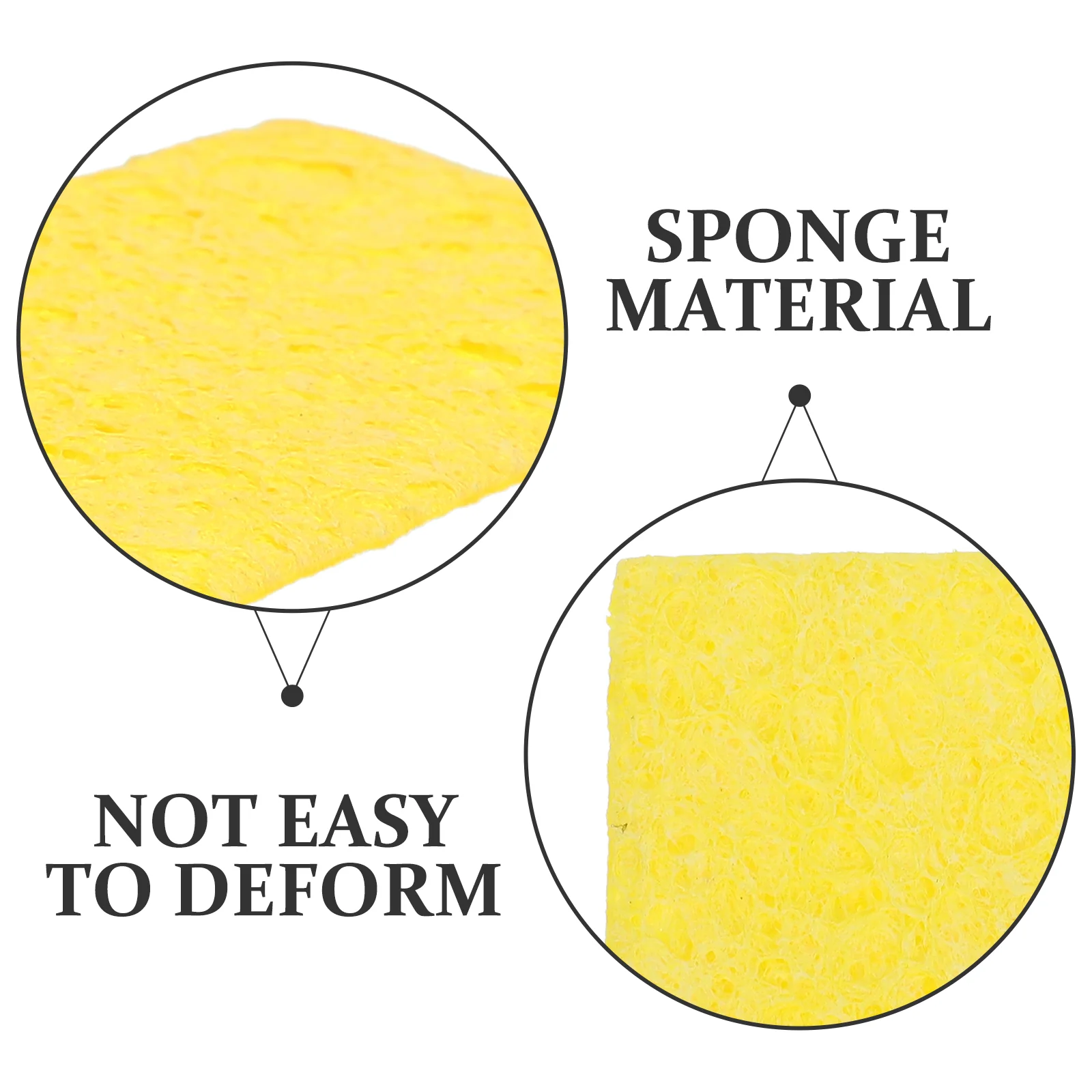 Термостойкая паяльная губка - 100 шт. для чистки пайки со сменными чистящими