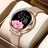 smart watch 2020 full touch screen 39mm diameter women smartwatch for ladies and girls compatible with android and ios