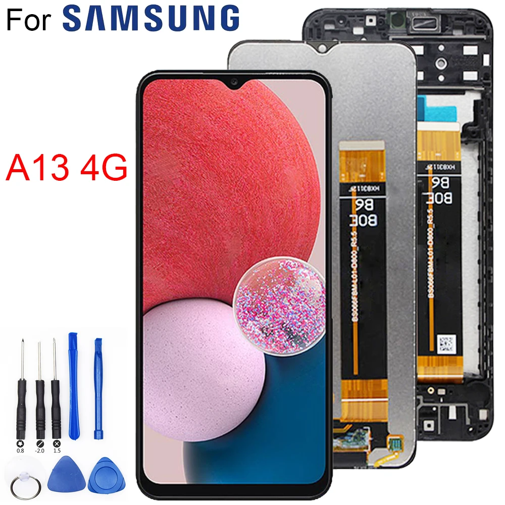 6.5" Original For Samsung Galaxy A13 4G LCD Display Touch Screen Digitizer For Samsung A13 LTE A135F A135B A135U SM-A135U1 LCD