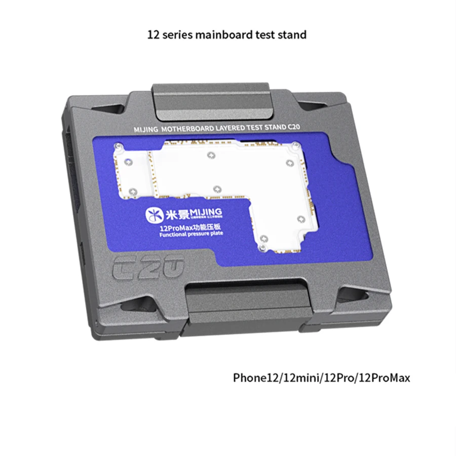

MiJing MJ C20 Motherboard Layered Test for IPhone 12/12mini/12Pro/12Pro Max Motherboard Function Diagnostic ISocket Fixture