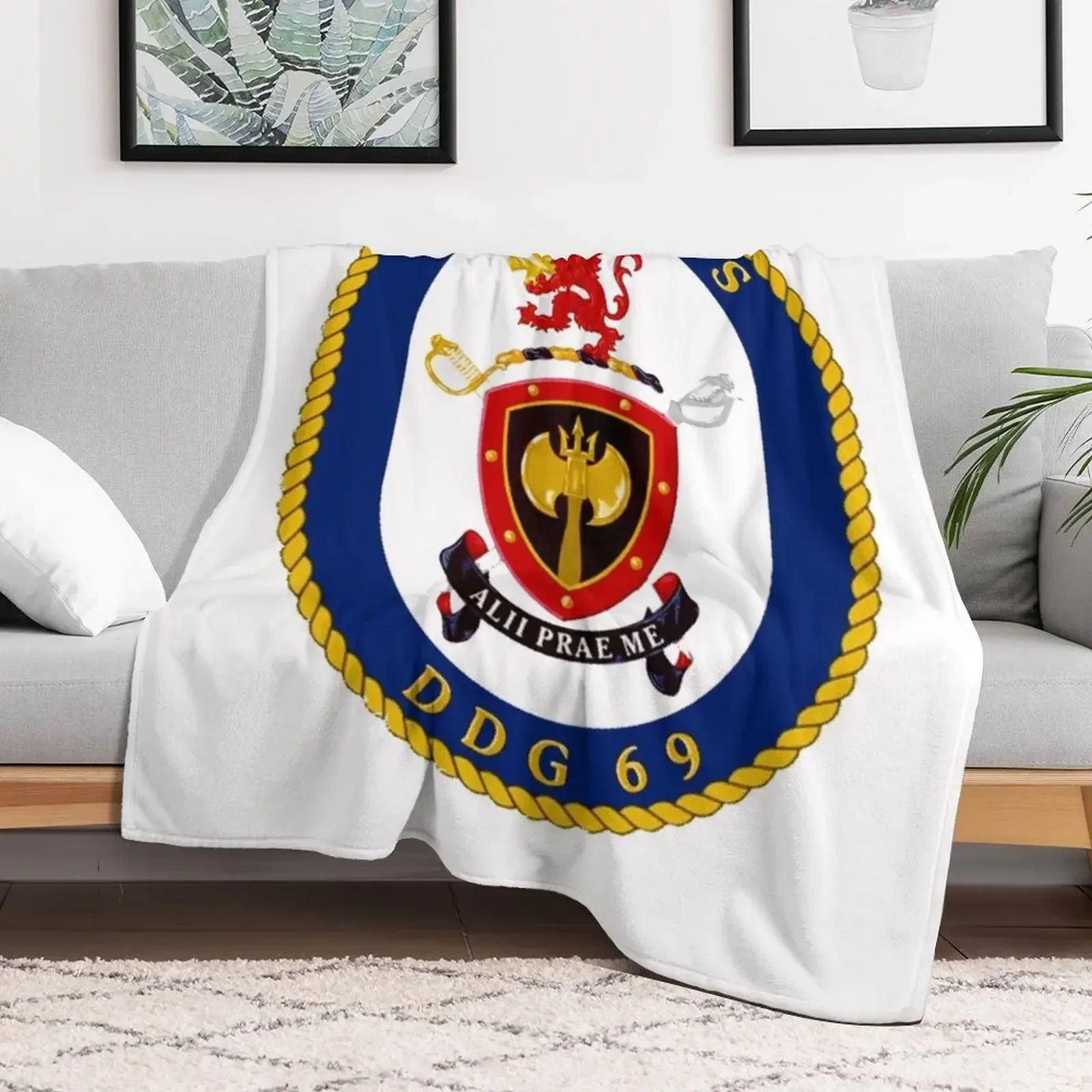 DDG-69 USS Milius Crest одеяло свободные одеяла для зимних одеял