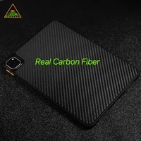 for ipad pro 12 9 11 inch 2021 real carbon fiber case full coverage tablets pad hard cover for apple ipad air 4 back shell skin