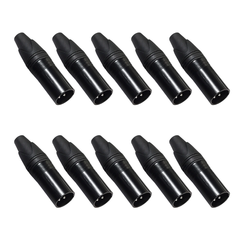XLR 3-контактный мужской аудиокабель сделай сам
