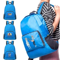 foldable backpack ultralight portable travel daypack for women men hiking mountaineering sports pack friends pattern backpacks