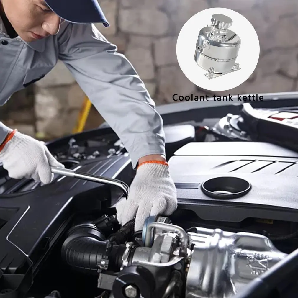 

Чайник с охлаждающей жидкостью подходит для R53 MINI R52 полированный масленка из алюминиевого сплава автомобильные аксессуары емкость чайник