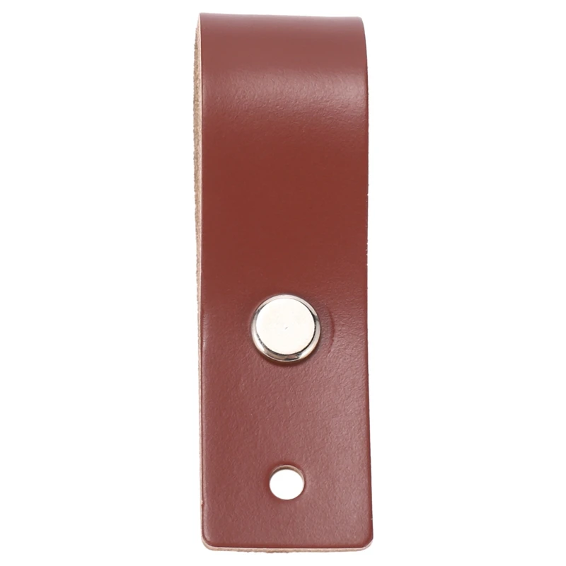 

Кожаные ручки для ящиков, 8 шт., кожаные ручки для комода ручной работы, ручки из чистой кожи для дверей шкафов и ящиков (коричневые)