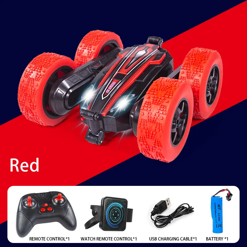 

Electric Stunt Remote Control Car Gesture Induction Off-road Vehicle Children's Twisting Car Deformation Dump Stunt Car Toy
